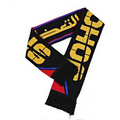 Football Team Acrylic Double Layer Jacquard Scarf